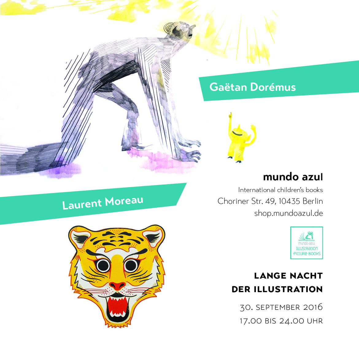 Lange Nacht der Illustration Berlin 2016 - Berlin Illustration night on September 30th, 2016