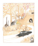 مدرسهی تیزوبُزان جنگل / Forest Sharpshooter School / Persisches Buch / Payam Ebrahimi / illustriert von Ghazala Bigdalo