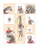 مدرسهی تیزوبُزان جنگل / Forest Sharpshooter School / Persisches Buch / Payam Ebrahimi / illustriert von Ghazala Bigdalo