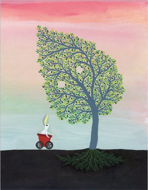 Bunny and Tree / Silent Book / Balint Zsako