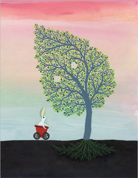 Bunny and Tree / Silent Book / Balint Zsako