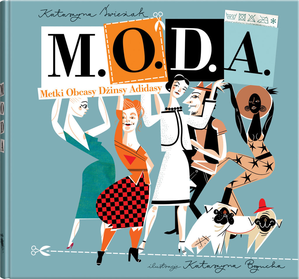 "MODA (M.O.D.A. Metki, Obcasy, Dżinsy, Adidasy)" / Kinderbuch Polnisch