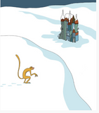 Le singe et l’épouvantail / Kinderbuch Französisch / Pierre Senges / Albertine / Arnaud Marzorati