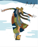 Le singe et l’épouvantail / Kinderbuch Französisch / Pierre Senges / Albertine / Arnaud Marzorati