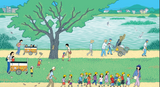 Une journée au Japon / Kinderbuch Französisch / Sandrine Thommen