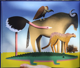 The elephant in the shadow / El elefante en la sombra / Kinderbuch Spanisch / Nadine Robert Ilus.: Valerio Vidali