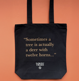 ‘Night Life Of Trees’ / Quote Tote bag / Tara Book x Studio tolsta