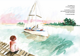 Le Chant des grands bateaux / The Song of the Big Ships / Kinderbuch Französisch / Nadine Brun-Cosme