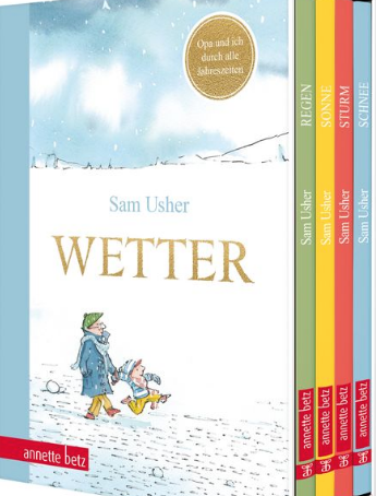 Wetter – Vier Bilderbücher -Opa und ich durch alle Jahreszeiten / Kinderbuch Deutsch / Sam Usher