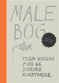 "Male Bog" Laerke Hein und Gads-Verlag / Malbuch Dänisch