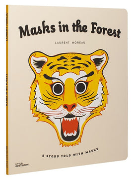 "Masks in the Forest: A Story Told with Masks" Laurent Moreau / Kinderbuch Englisch